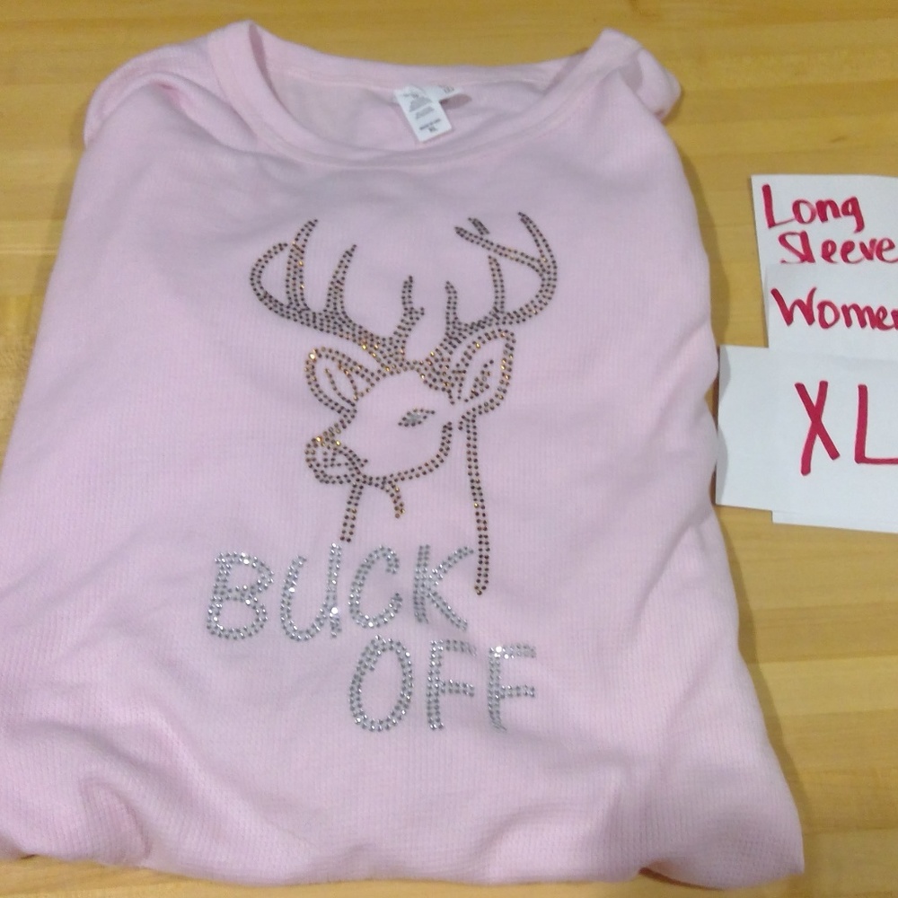 Pink Thermal Buck off in Bling